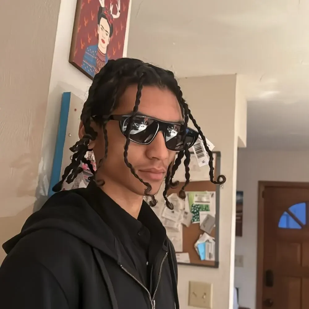 Balenciaga 60mm Rectangular Sunglasses